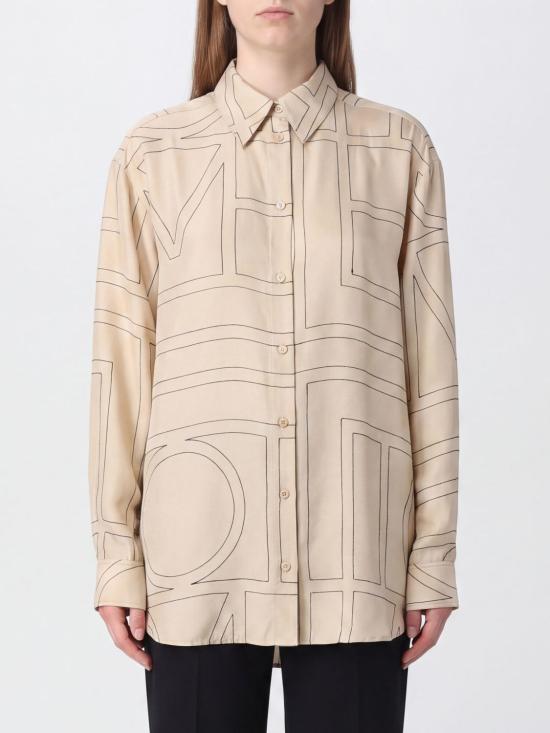 26FW 토템 셔츠 263WRT0480FB0704 008 Ivory