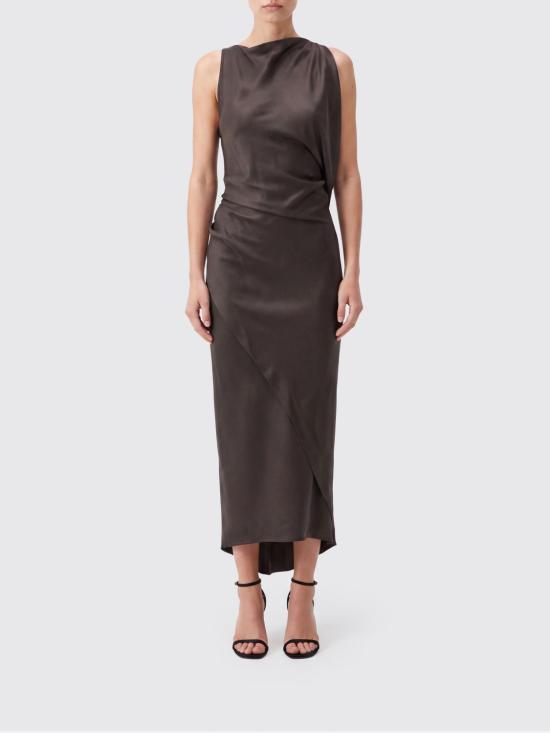 26FW 빅토리아 베컴 롱 원피스 1326WDR007612A ORE Grey