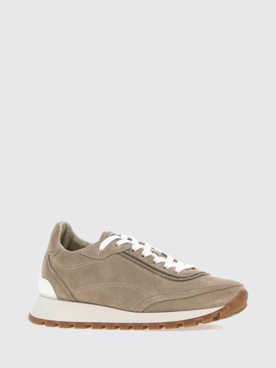26FW 브루넬로 쿠치넬리 스니커즈 MZSFG3318P C5859 Beige - BRUNELLO CUCINELLI