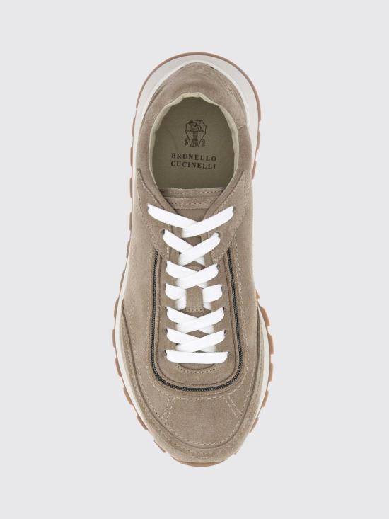 26FW 브루넬로 쿠치넬리 스니커즈 MZSFG3318P C5859 Beige - BRUNELLO CUCINELLI