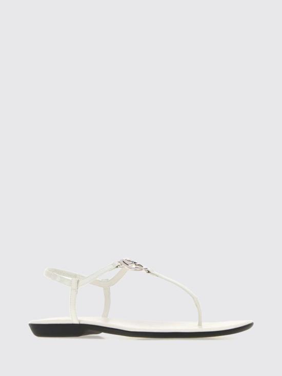 26FW 구찌 인터로킹 G 플립플랍 인터로킹 G 플립플랍 874699BKO40 9214 White - GUCCI