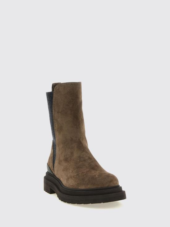 26FW 브루넬로 쿠치넬리 부츠 MZSFG3307P C8769 Brown - BRUNELLO CUCINELLI