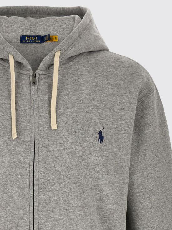 26FW 폴로 랄프로렌 후드 티셔츠 710813297 002 Grey - POLO RALPH LAUREN