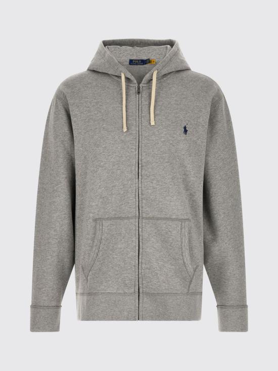 26FW 폴로 랄프로렌 후드 티셔츠 710813297 002 Grey - POLO RALPH LAUREN