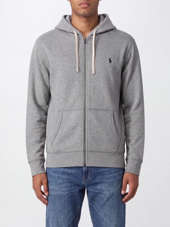 26FW 폴로 랄프로렌 후드 티셔츠 710813297 002 Grey
