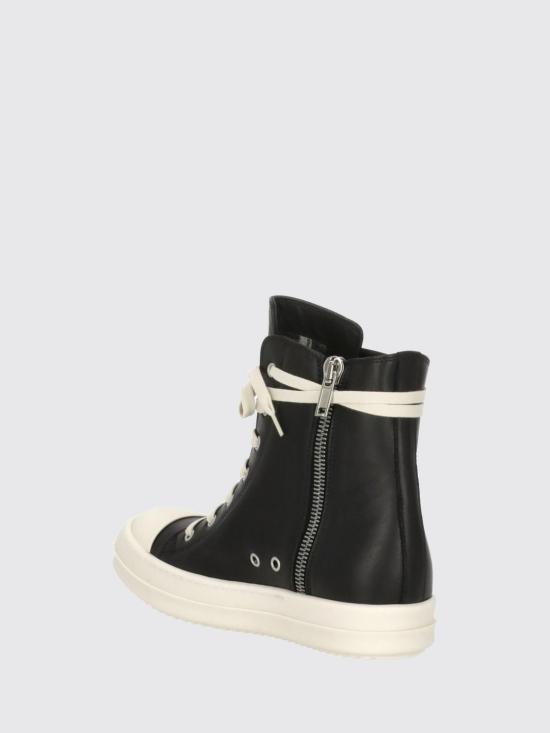 26FW 릭 오웬스 콘코디언 레더 하이탑 스니커즈 RP02F5890LCO9 11 Black - RICK OWENS