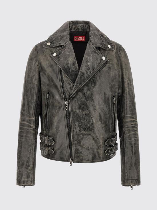 26FW 디젤 바이커 자켓 A228440CJCM 9XX Grey - DIESEL