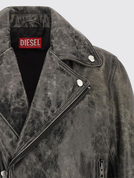 26FW 디젤 바이커 자켓 A228440CJCM 9XX Grey - DIESEL