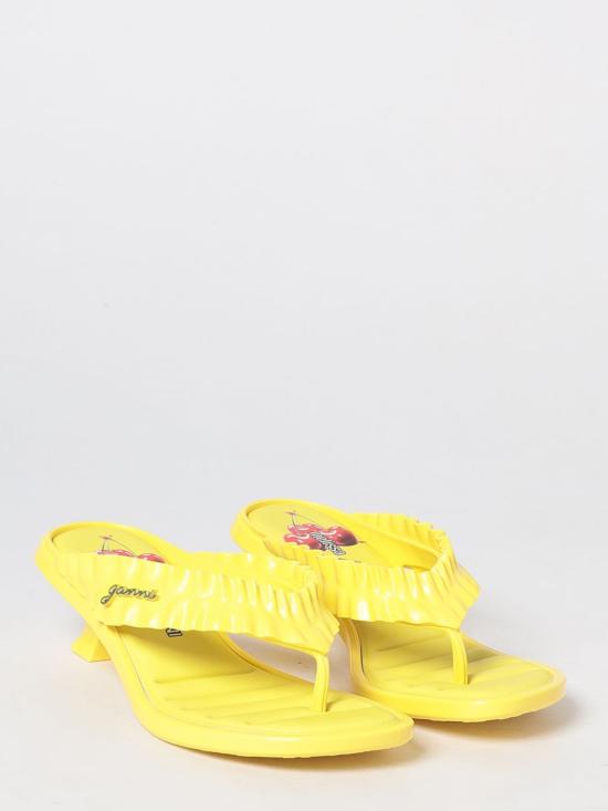 26FW 가니 뮬/슬리퍼 38154BX378 Yellow - GANNI