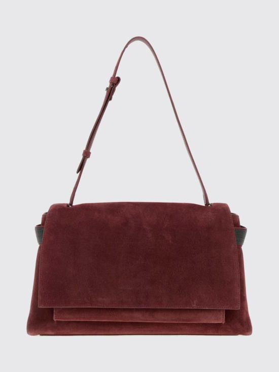 26FW 브루넬로 쿠치넬리 숄더백 MBDLB2816P C4187 Burgundy
