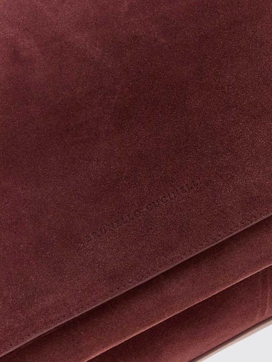 26FW 브루넬로 쿠치넬리 숄더백 MBDLB2816P C4187 Burgundy - BRUNELLO CUCINELLI