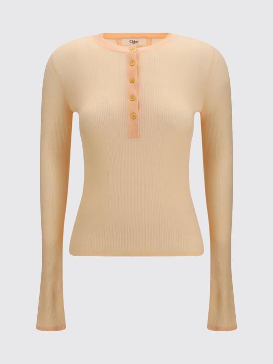 26FW 끌로에 스웨터 CH26AMP19560 81G Orange - CHLOE