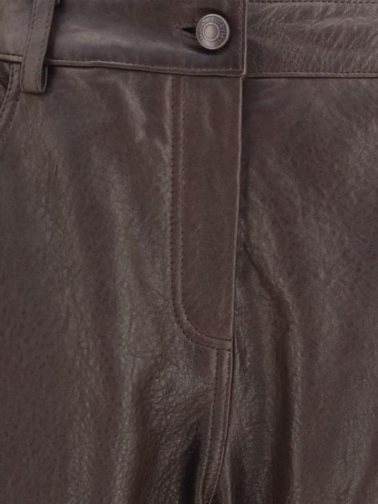 26FW 마그다뷰트림 가죽 팬츠 287726 Brown - MAGDA BUTRYM