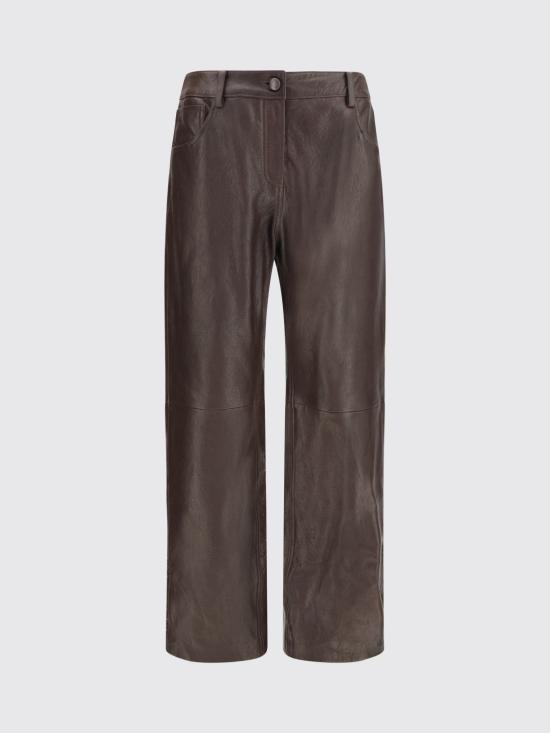 26FW 마그다뷰트림 가죽 팬츠 287726 Brown - MAGDA BUTRYM