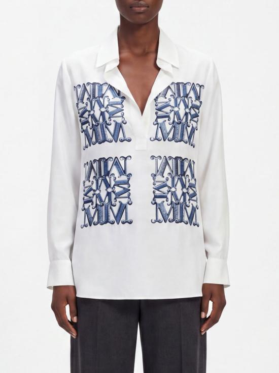 26FW 막스마라 셔츠 2621116051600 001 White 2