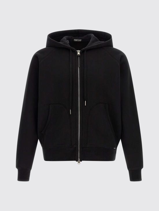 26FW 톰포드 긴팔 티셔츠 JDL010JMC072 NAA Black - TOMFORD