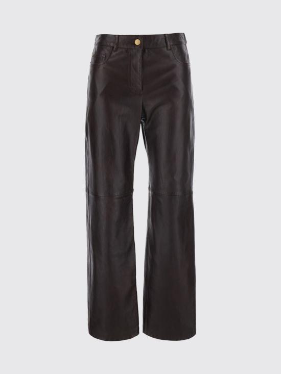 26FW 에스막스마라 가죽 팬츠 2629436011600 001 Brown - 'S MAX MARA