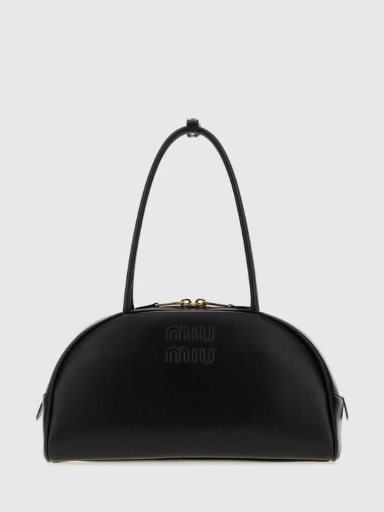 26FW 미우미우 보 레더 백 5BB1942CRW F0002 Black
