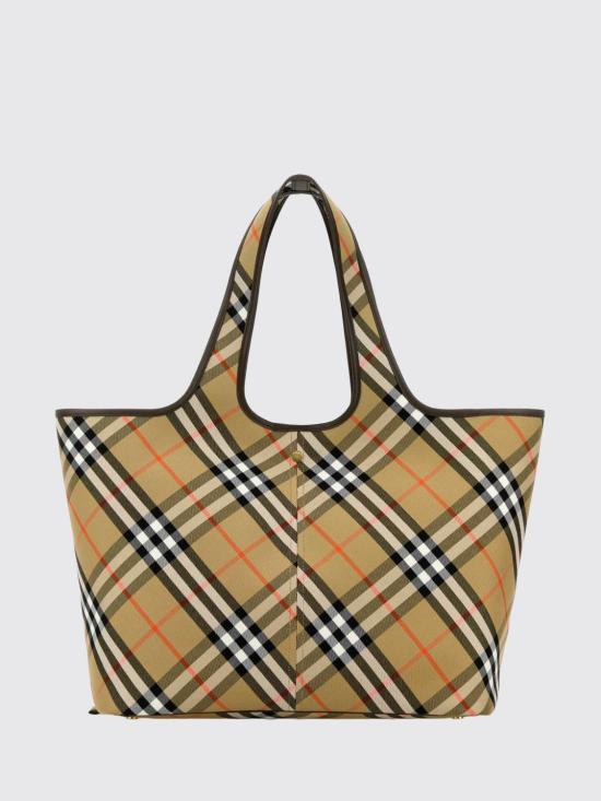 26FW 버버리 미디엄 체크 토트 8093976 Sand - BURBERRY