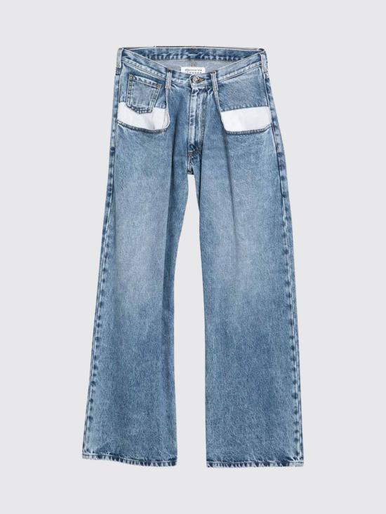 26FW 마르지엘라 컨트래스티드 포켓 스트레이트 진 S51LA0052S30513 470 Denim - MAISON MARGIELA