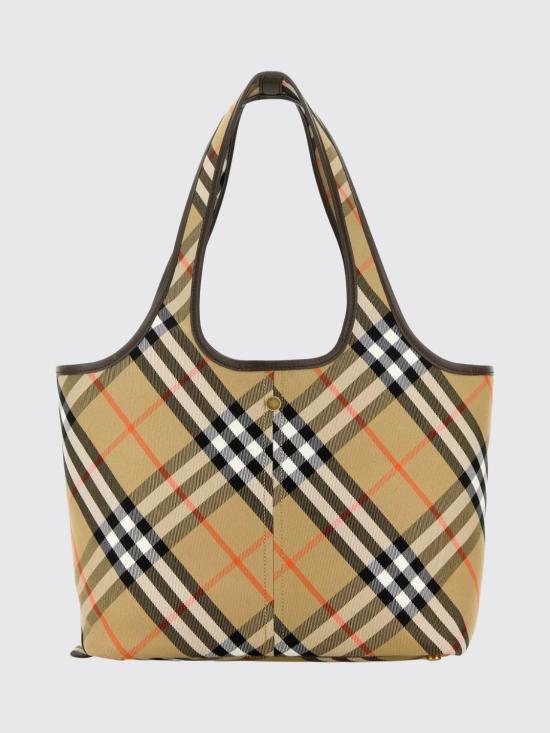 26FW 버버리 스몰 체크 토트백 8094685 Sand - BURBERRY