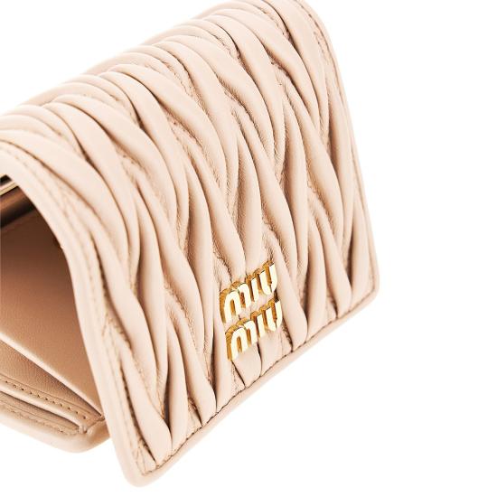 26FW 미우미우 지갑 5MH033AFPP Pink - MIU MIU
