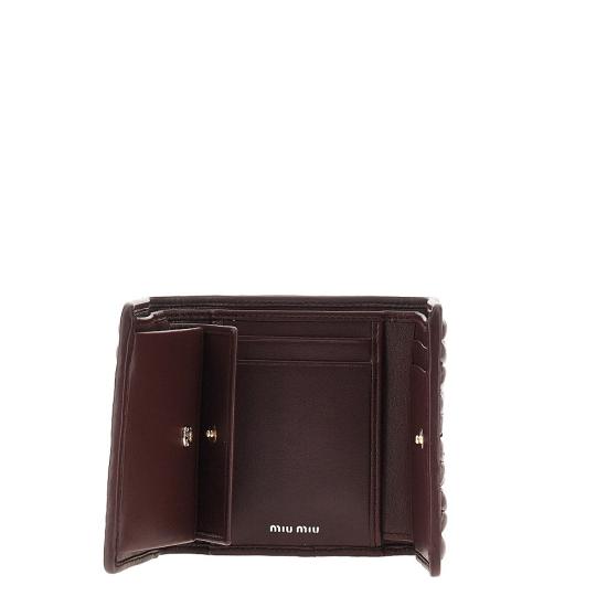 26FW 미우미우 지갑 5MH033AFPP Red - MIU MIU