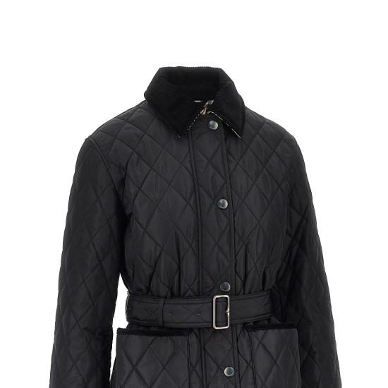 26FW 버버리 칠턴 퀼팅 자켓 8110378 Black - BURBERRY
