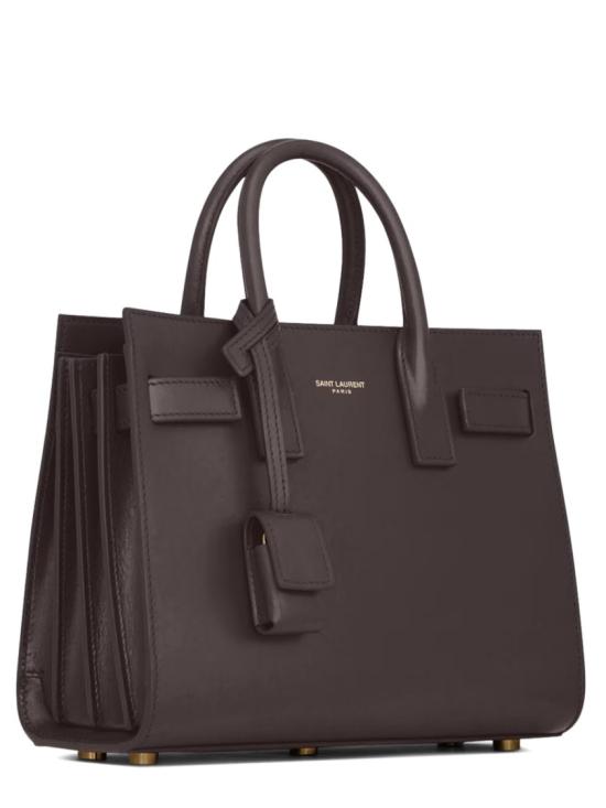  생로랑 스무스 레더 클래식 삭 드 주르 나노 392035 02G9W2899 Brown - SAINT LAURENT