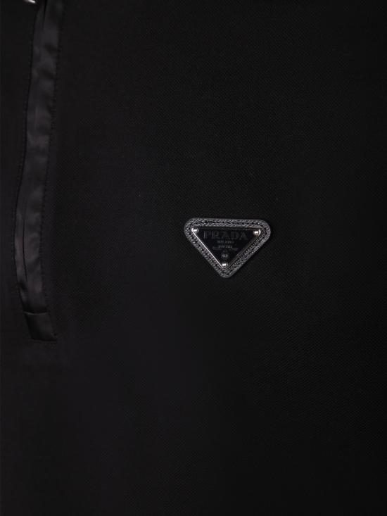 26FW 프라다 폴로 티셔츠 UJN903 1866 F0002 BLACK DOM - PRADA