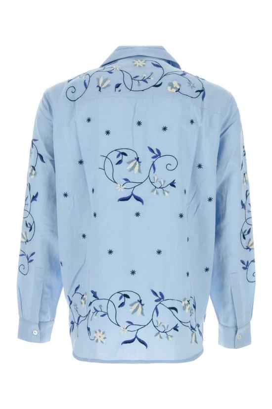 26SS 바지스트 긴팔 셔츠 SR08096 LIGHTBLUE Floral - BAZISZT