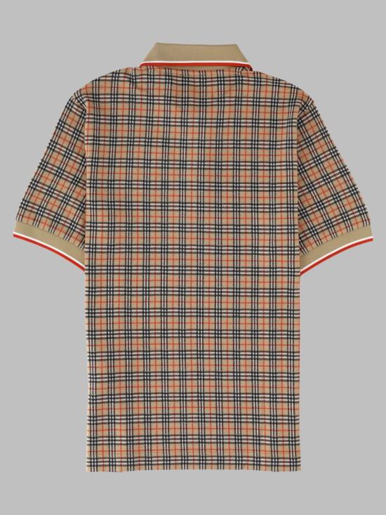 26FW 버버리 체크 코튼 블렌드 폴로 셔츠 8119561 B9368 MULTICOLOUR - BURBERRY