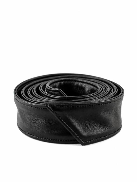 25FW 라 로즈 와이드 벨트 5016100 B BLACK