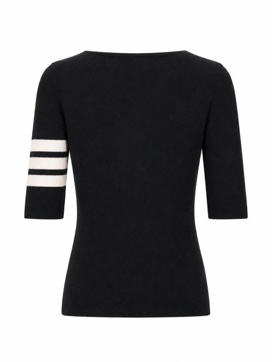 26FW 라 로즈 스웨터 A2302MR00 B BLACK - LA ROSE