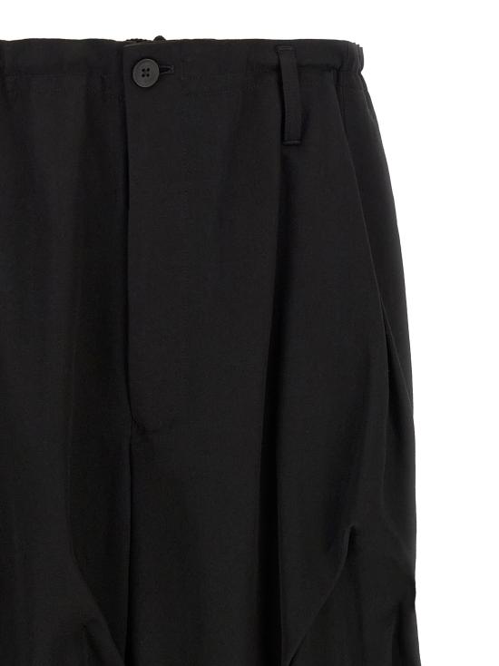 26FW 요지 야마모토 스트레이트 팬츠 HWP101002 Black - YOHJI YAMAMOTO