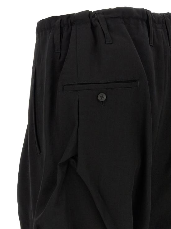26FW 요지 야마모토 스트레이트 팬츠 HWP101002 Black - YOHJI YAMAMOTO