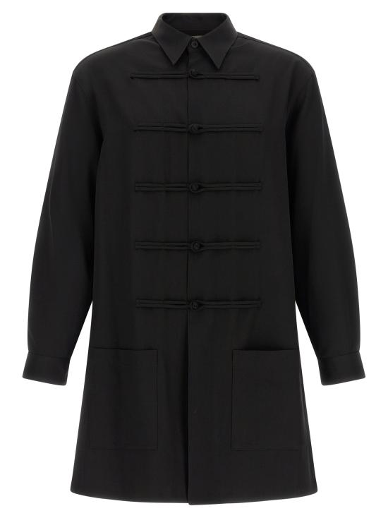 26FW 요지 야마모토 긴팔 셔츠 HWB251002 Black