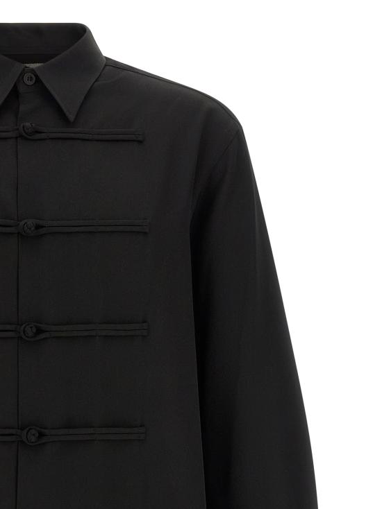 26FW 요지 야마모토 긴팔 셔츠 HWB251002 Black - YOHJI YAMAMOTO