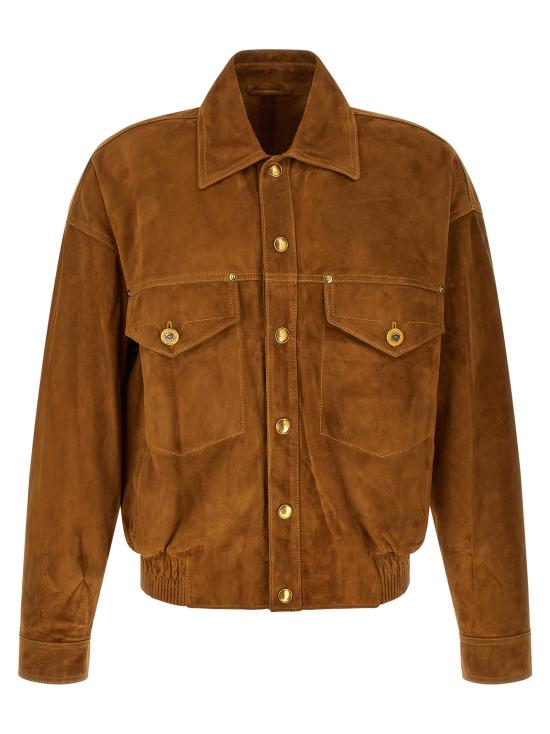 26FW 베르사체 무스탕 10253901A183801NN90 Brown