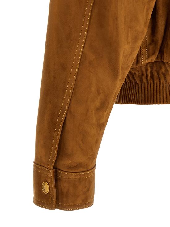 26FW 베르사체 무스탕 10253901A183801NN90 Brown - VERSACE