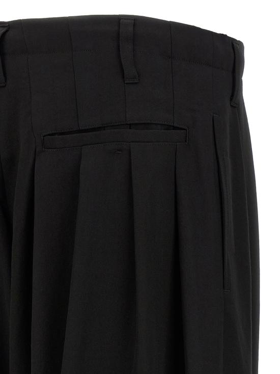 26FW 요지 야마모토 스트레이트 팬츠 HWP081002 Black - YOHJI YAMAMOTO