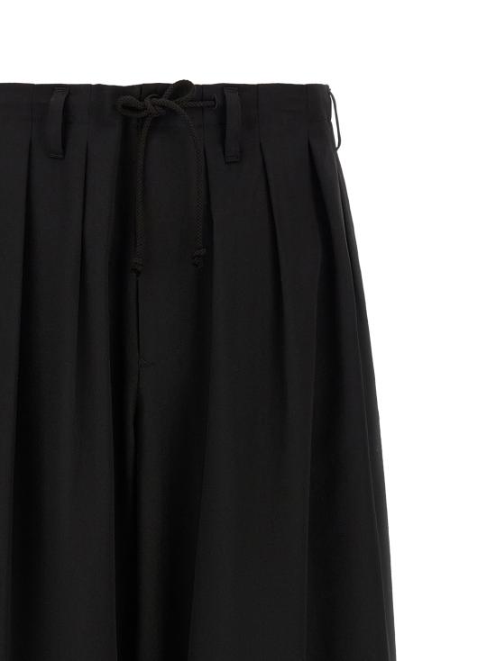 26FW 요지 야마모토 스트레이트 팬츠 HWP081002 Black - YOHJI YAMAMOTO