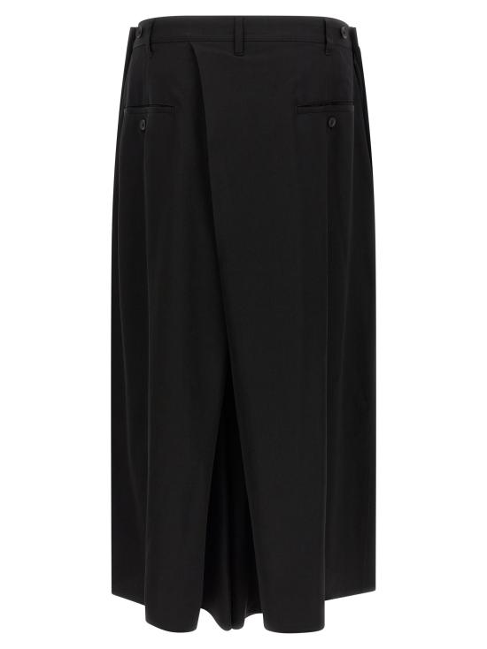 26FW 요지 야마모토 스트레이트 팬츠 HWP091002 Black - YOHJI YAMAMOTO