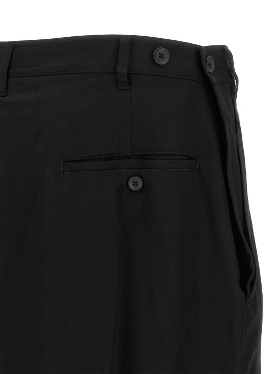 26FW 요지 야마모토 스트레이트 팬츠 HWP091002 Black - YOHJI YAMAMOTO