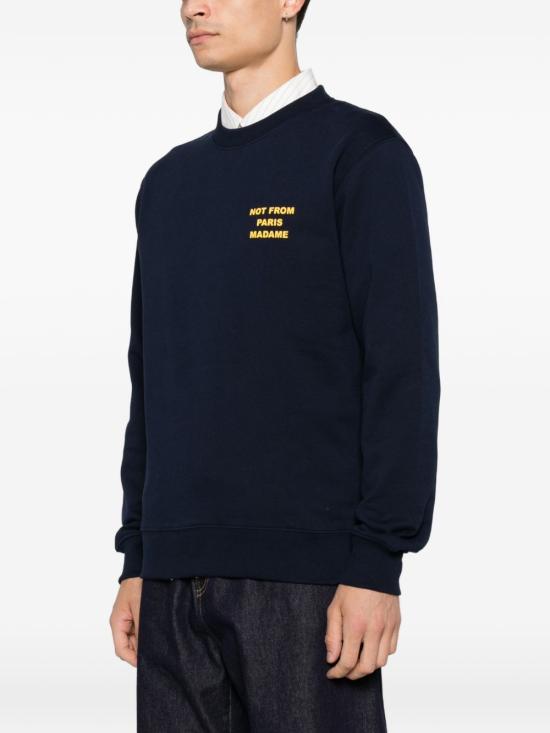 26FW 드롤드무슈 긴팔 티셔츠 SW149CO127 NY BLU - DROLE DE MONSIEUR