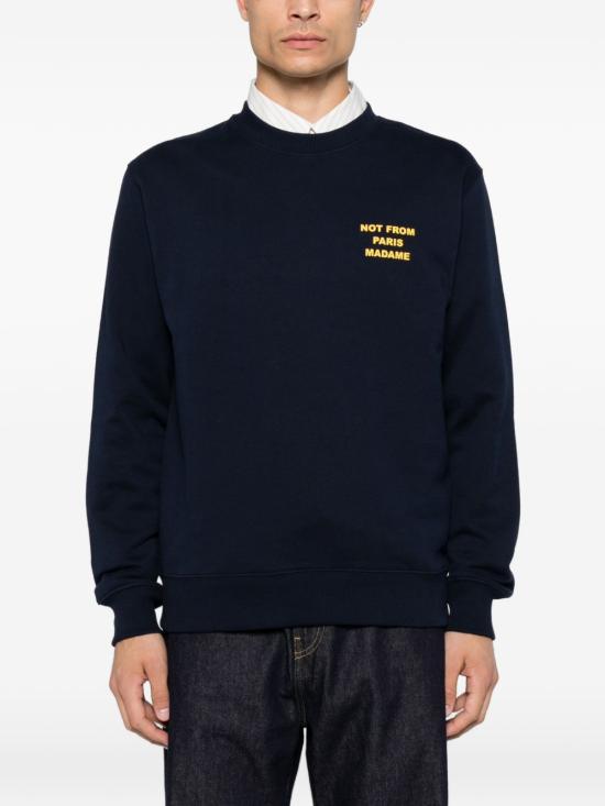 26FW 드롤드무슈 긴팔 티셔츠 SW149CO127 NY BLU - DROLE DE MONSIEUR
