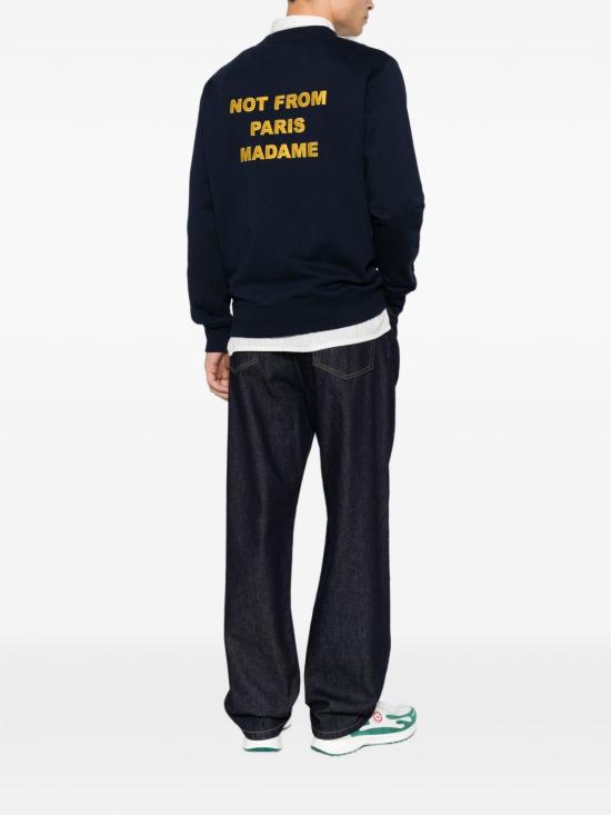 26FW 드롤드무슈 긴팔 티셔츠 SW149CO127 NY BLU - DROLE DE MONSIEUR