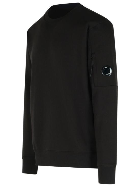26FW 씨피 컴퍼니 다이애그널 레이즈드 플리스 스웨트셔츠 RCCMSS713A 005086W 999 Black - C.P. COMPANY