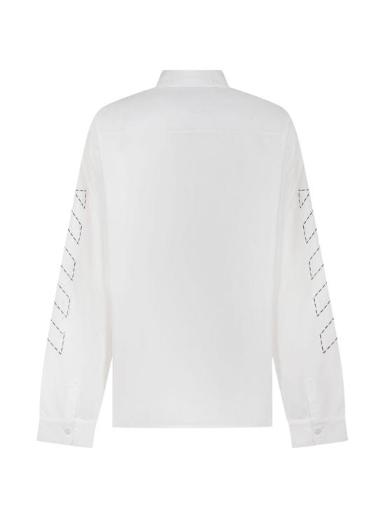 26FW [키즈] 오프화이트 폴로 셔츠 44BGE008F26F001101 WHITE Bianco - OFF WHITE