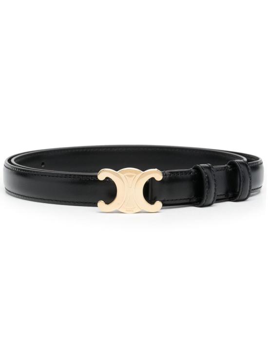 26FW 셀린느 스몰 18mm 트리옹프 벨트 45AX63A01 38NO BLACK